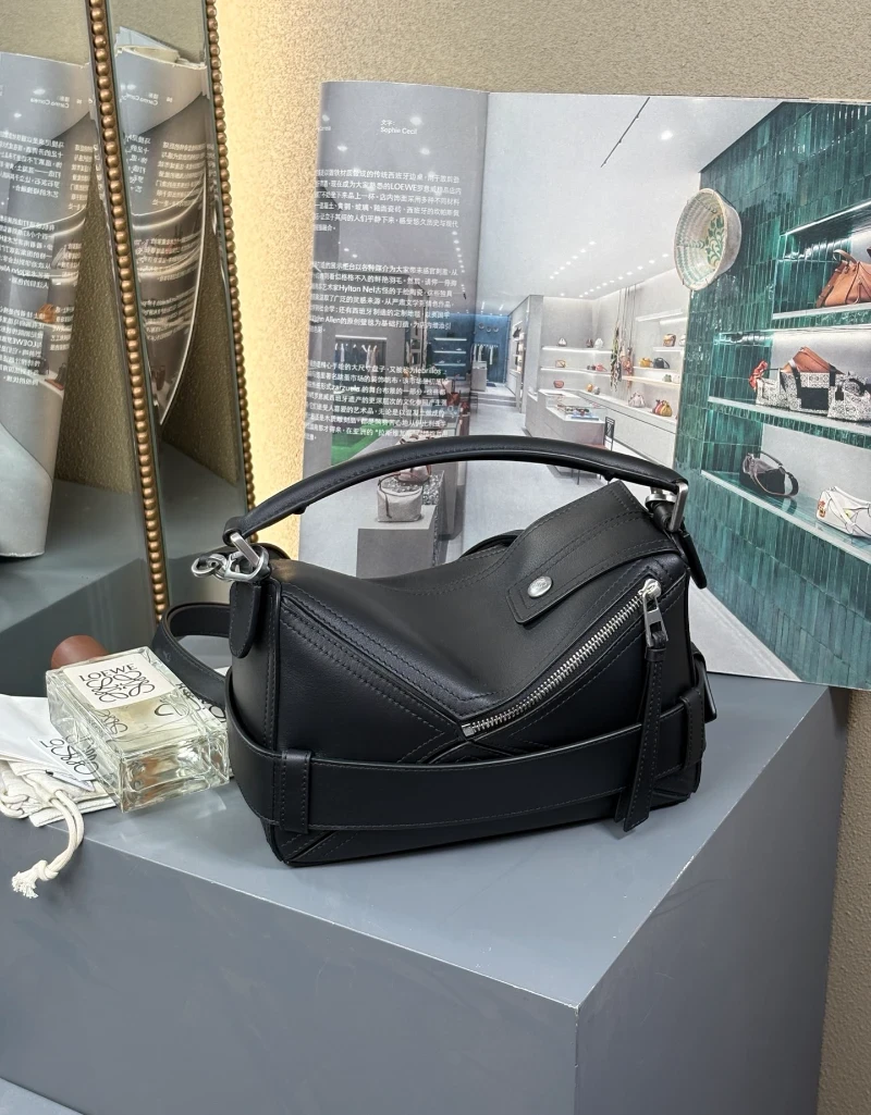 lowe高仿 女包 黑色 (2)